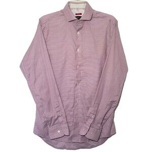 Kenneth Cole Button Up Dress Casual Shirt Men's 15.5 New Without Tags